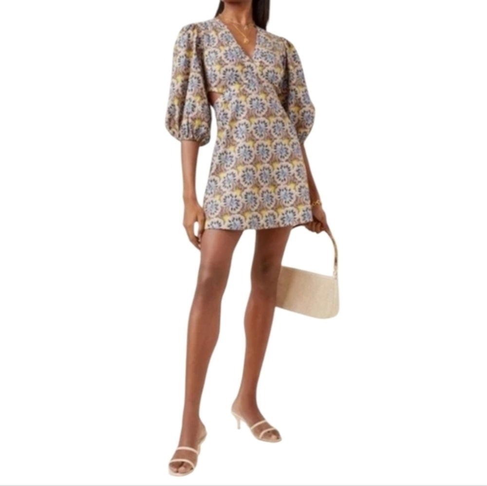 ALEXIS ORISSA COTTON MINI DRESS‎ Small